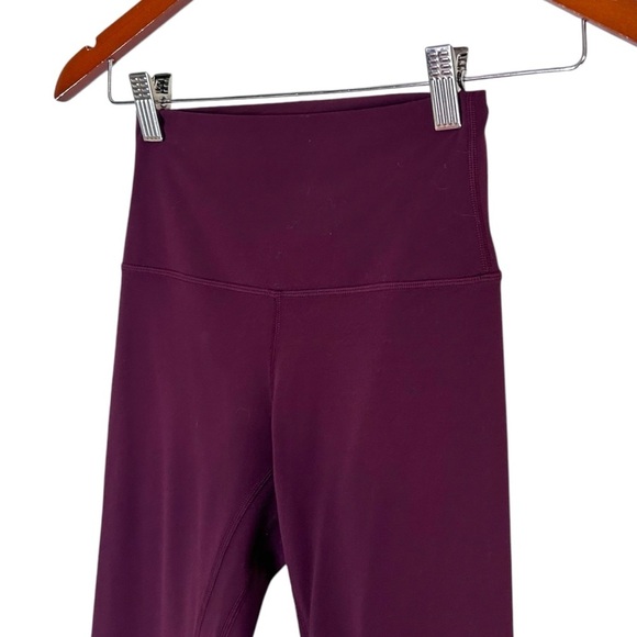 Lululemon Align Crop *21" Garnet- High Rise Cropped Leggings- Size 2 - Picture 9 of 14
